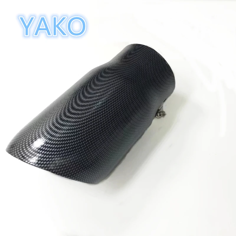 

1PC Universal Carbon Look Exhaust End Tips Auto Muffler ABS Exhaust Pipes