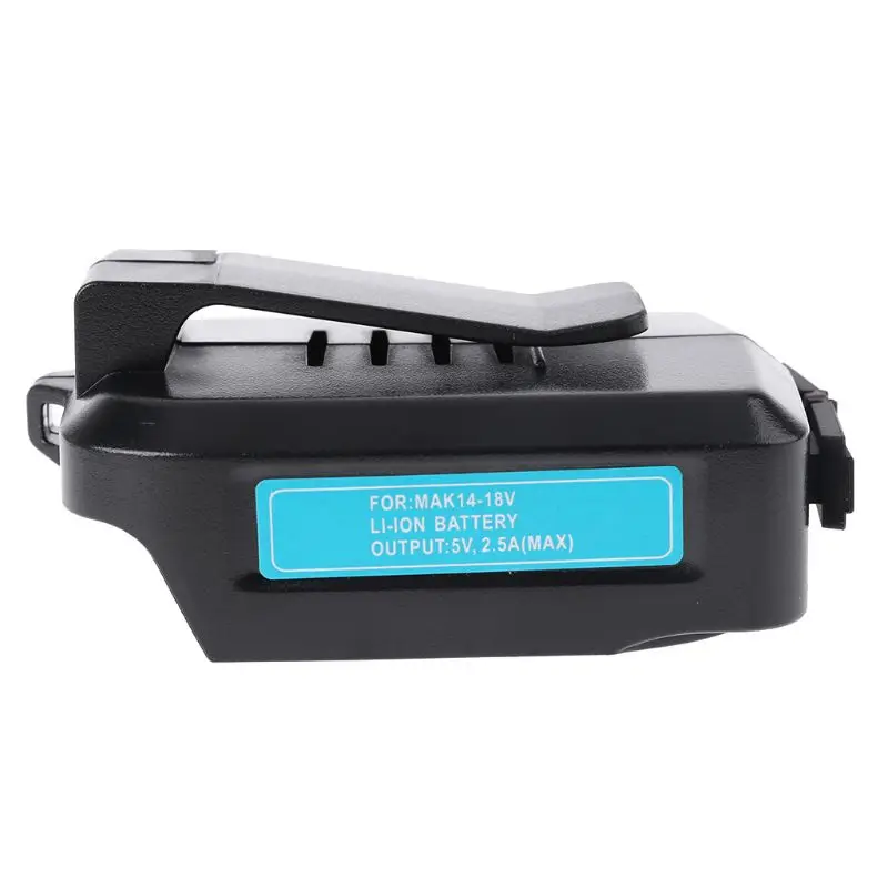 USB зарядное устройство адаптер конвертер для MAKITA ADP05 14-18 в литий-ионный аккумулятор черный синий цвет