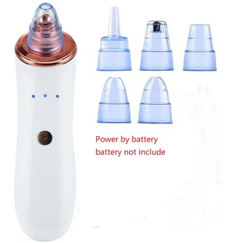 

Portable Vacuum Electric Face Pore Cleaner Blackhead Remover Acne Suction Facial Skin Care Cleaning Tool No Battery New Sale