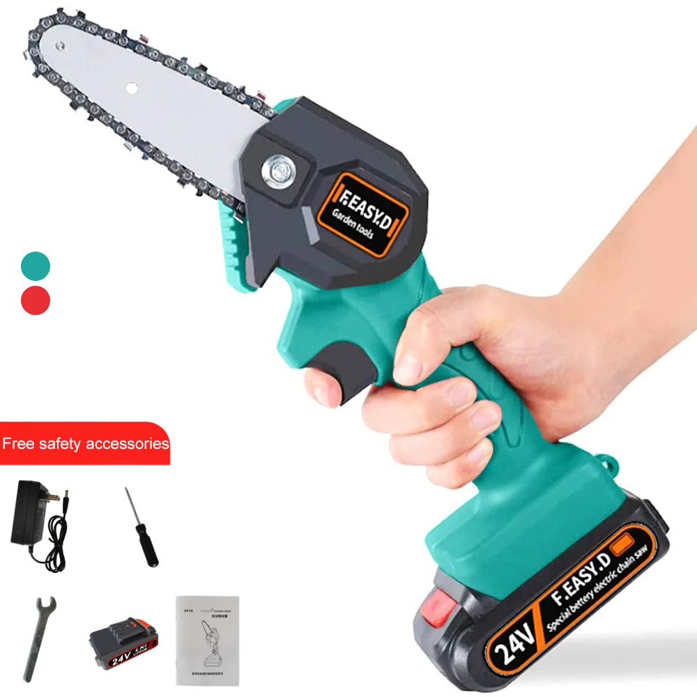 

Rechargeable Household Garden Logging Mini Electric Chain Saw Portable Electric Pruning Saw With Battery