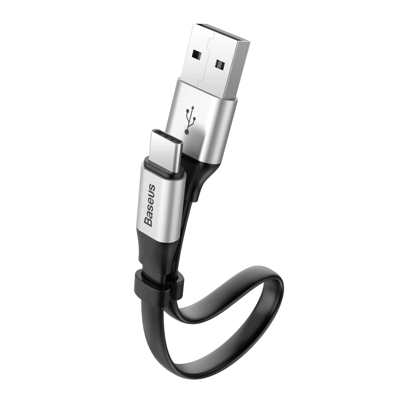 Кабель usb type c короткий 20 см 5A 3A зарядное устройство для samsung s8 s9 huawei P20 lite mate 20 xiaomi Быстрая зарядка usb кабель для передачи данных Android - Цвет: Silver 3A