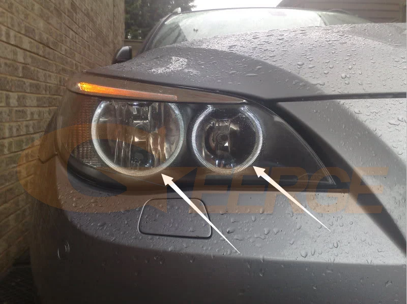 Для BMW E60 E61 520i 525I 530I 540I 545I 550I M5 Pre LCI 2003 2007 Сверхъяркие COB светодиодные кольца angel eyes