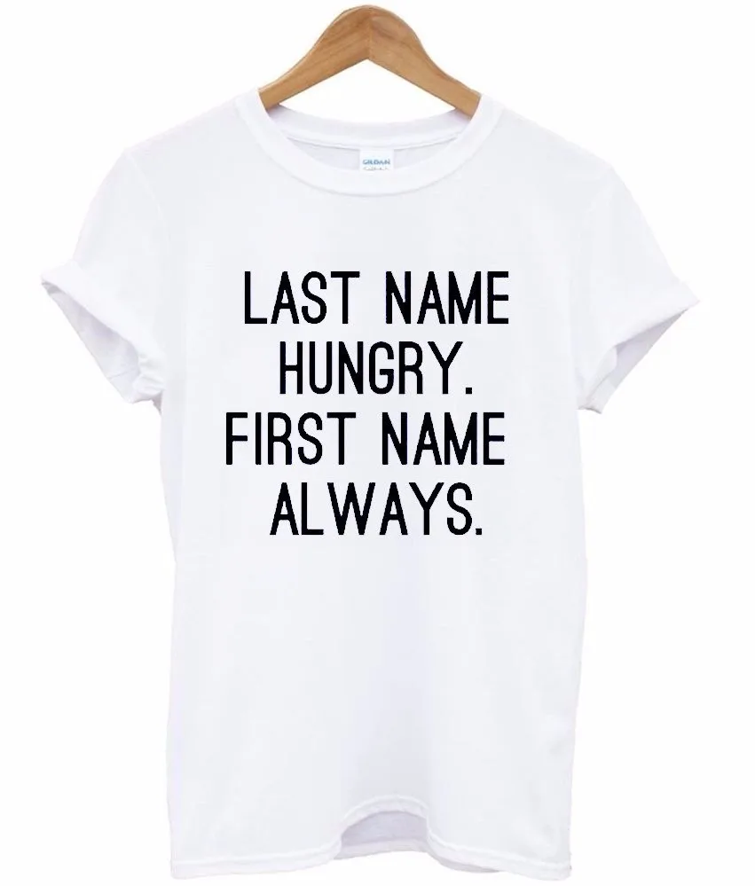 Женская футболка с принтом фамилия голодного имени и всегда хлопковая