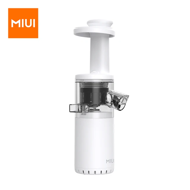MIUI Mini Slow Juicer Cold Press Juicer, Electric Screw Bar Masticating