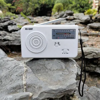 

Am Fm Radio Solar Hand Crank Radio Emergency Radio with Flashlight and Built-in 500 MAh Battery for Smart Phone Charger