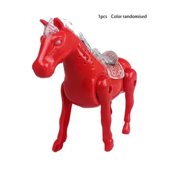 

Electric Horse Simulation Horse Flash Toy Portable Lantern Electric Toy Horse Electric Horse Circle Music Glow
