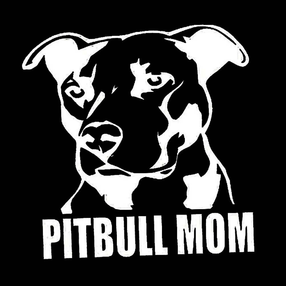 Светоотражающие наклейки для кузова автомобиля или окна Pitbull Mom Dog украшение