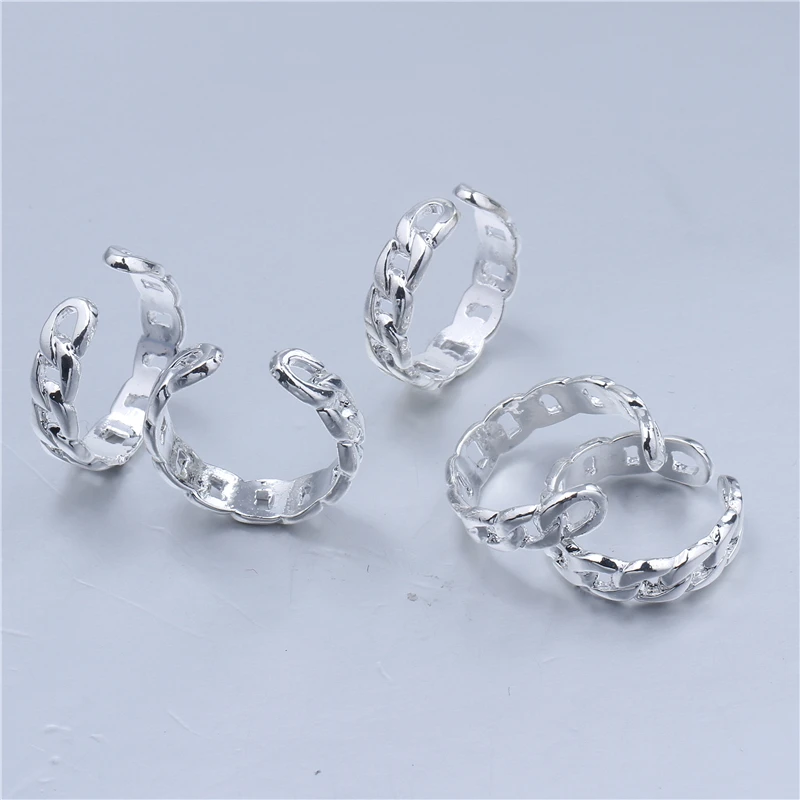 8PCS Tail Foot Ring Gifts Adjustable Open Toe Rings Set