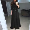 Women Dress Vintage Lapel Neck Long Shirt Dress Ladies Office Long Sleeve Sundress 2022 Spring Summer Party Vestido Plus Size ► Photo 2/5