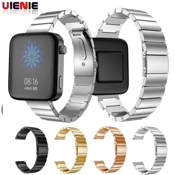 

UIENIE Stainless Steel Band Bracelet For xiaomi smart watch Replacement Strap For mi watch chain strap watchband Accessories