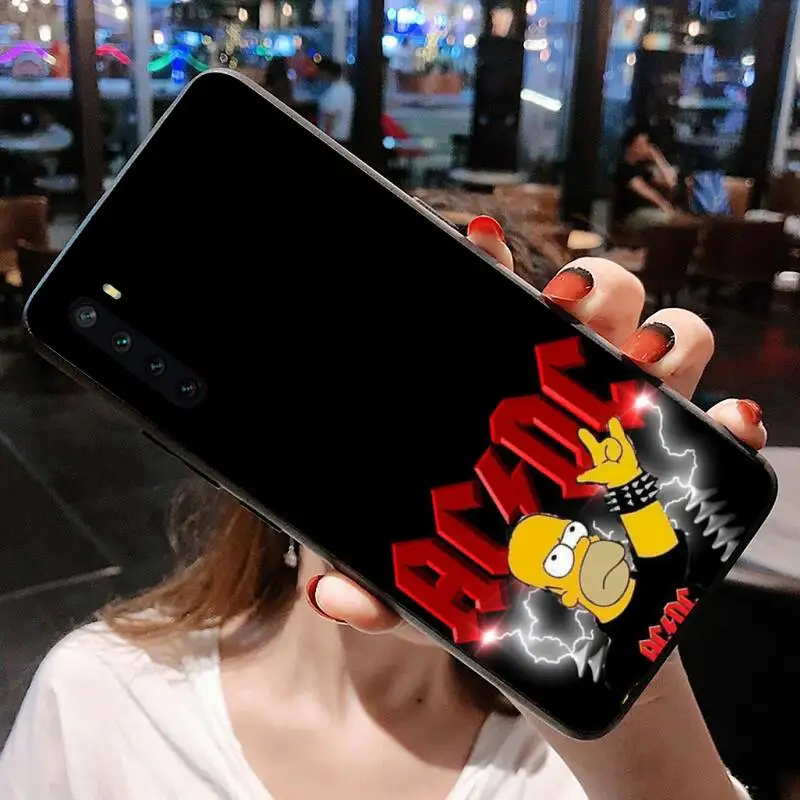 Плакат PENGHUWAN AC DC музыкальный черный чехол для телефона корпус Xiaomi Mi Note 10 Lite 9T Pro xiaomi