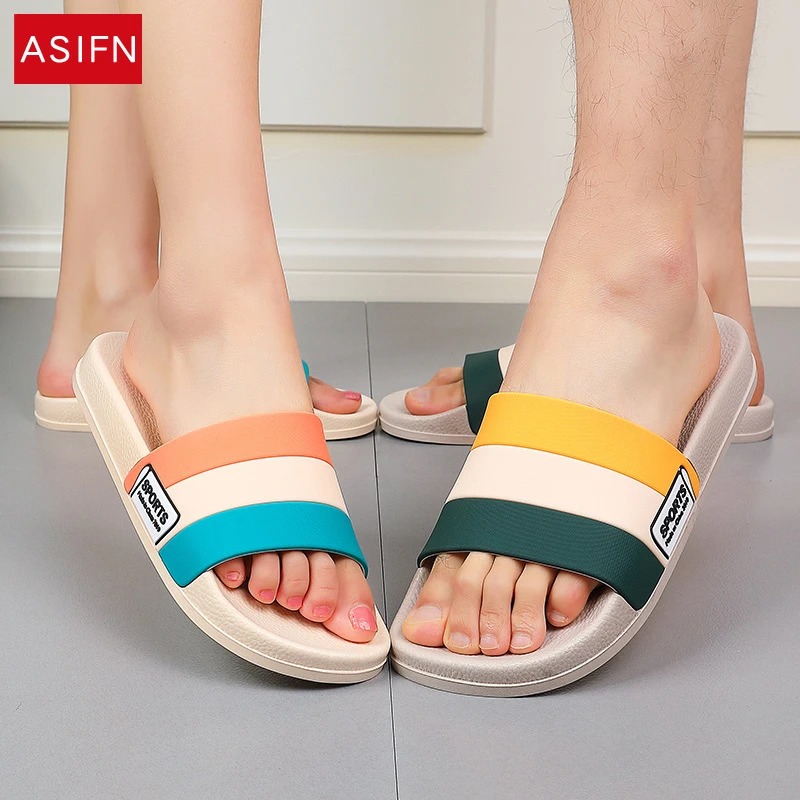 Large size Couple Sandals Women Summer Home Soft thick New Non slip Bath  Men's Slippers Wholesale GYB|Slippers| - AliExpress