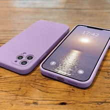 Official Original Liquid Case For iPhone 11 12 Pro Max 7 8 6 6s Plus Case For iPhone 12 mini XR X XS Max SE 2020 Cover