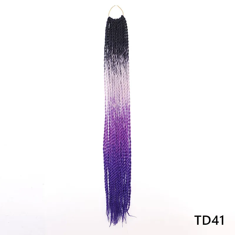 Fashion DIY Gradient Braided Hair Headwear Dreadlocks Women Synthetic Fiber Braiding Wig
