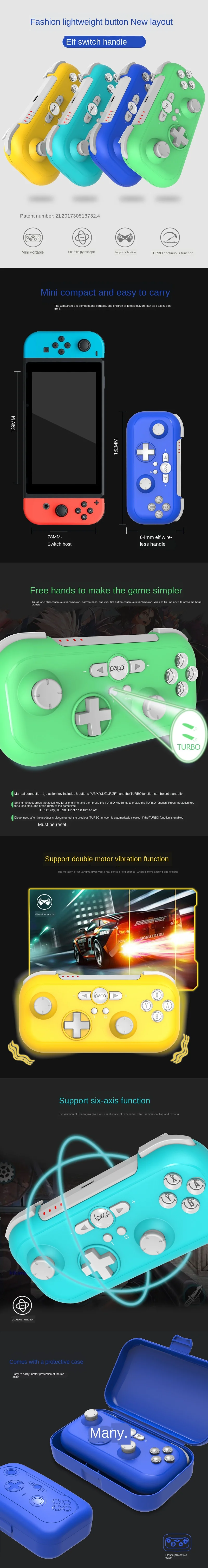 2021 iPega PG-SW021 wireless Bluetooth game controller for Nintendo Switch Games Accessories For NS Switch Controller Joystick