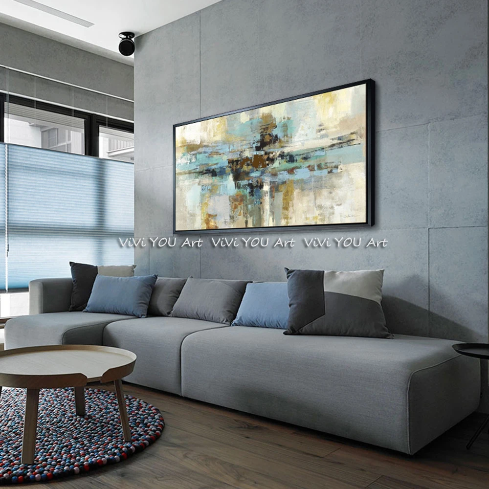 CHENFART-Nordic-Posters-Canvas-Paintings-Wall-Art-Prints-Blue-Abstract-Oil-Painting-Wall-Pictures-For-Living