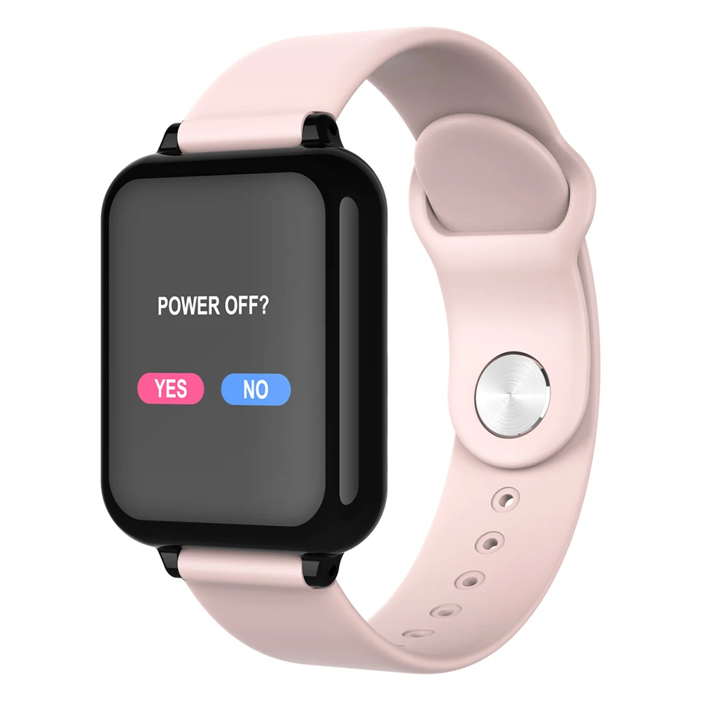 B57 Smart Watch Sports for iphone Smartwatch Watches Heart Rate Monitor Blood Pressure Functions With Watchband Charging Cable