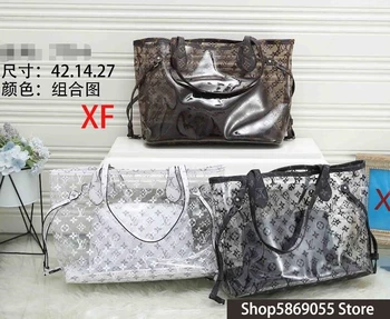 

Luxury Leather Handbags Women Bags Louis Vuitton LV- Designer Brand Women's Shoulder Bags Large Capacity Ladies Hand Bags L333