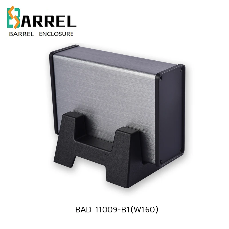 B1-Grey 160*110*50 мм алюминиевый корпус для электронного проекта DIY металлический усилитель питания инструмент распределения Соединительный корпус - Цвет: B1-Grey
