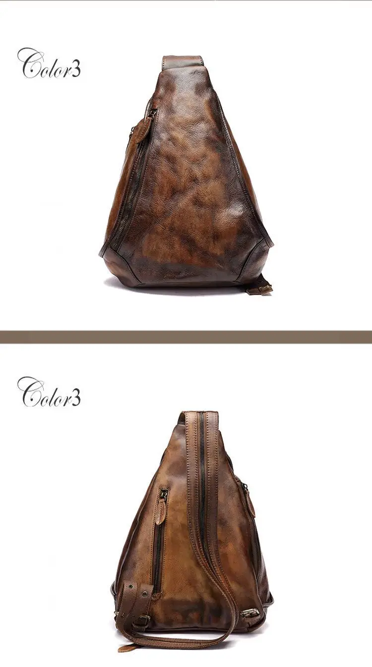 Woosir Brush Off Sac à bandoulière en cuir gaufré pour femme