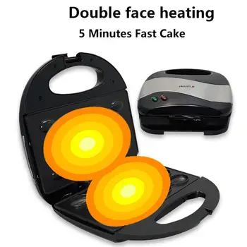 

Toaster Electric Grill Baking Machine Household Floating Nut Griddle Maker Fashion Premium Durable Bakelite Case Stainless Steel