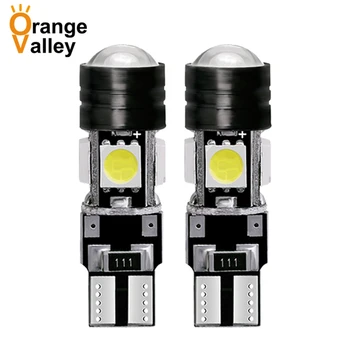 

100PCS T10 W5W 501 168 4 8 LED 5050 SMD COB CANBUS Error Free Car Auto Wedge Side Lights Lamp Bulb Wholesale DC12V