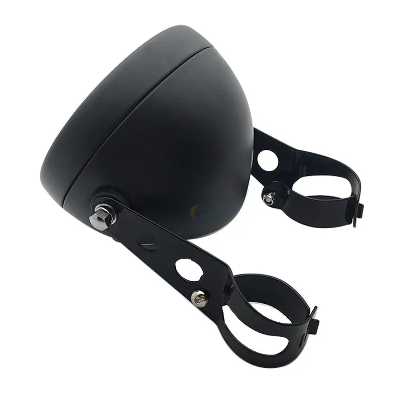 Black housing Круглый 5,75 дюймов светодиодный корпус фары стакан кронштейн 5 3/4 ''45 Вт Hi/ближнего света фары для Kawasaki Honda Shadow мотоцикл suzuki - Цвет: Black housing