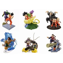 6 pezzi DBZ Yamcha Piccolo Goku Kuririn immaginazione Gashapon Action Figure Toy Brinquedos Figurals collezione modello regalo