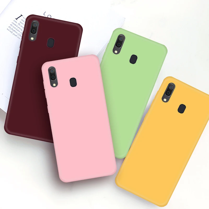 Мягкий силиконовый чехол карамельного цвета для samsung Galaxy Note 10 9 8 Pro Plus A7 A750 2018