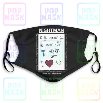 

Dust Mask with Filter It'S Always Sunny In Philadelphia Nightman Note Lyrics Adults Washable Reusable Mask