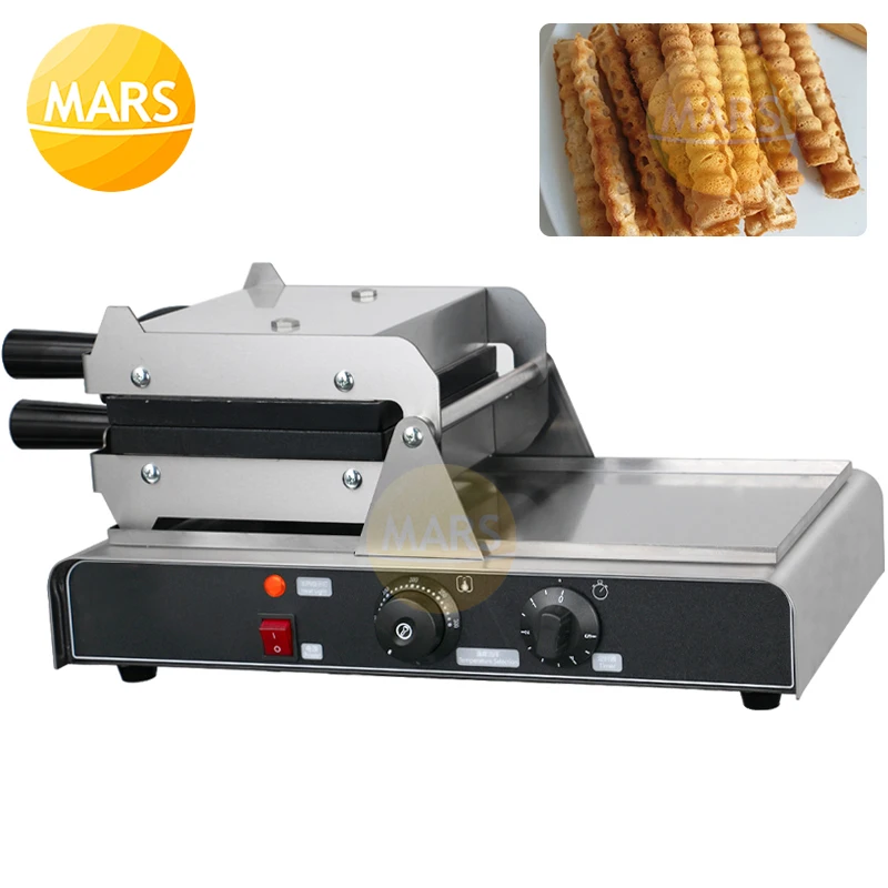 

Commercial Non Stick French Fries Waffle Maker Stainless Steel Waffle Fries Bakery Equipment 220V 110V Waffle Sticks Iron Plate