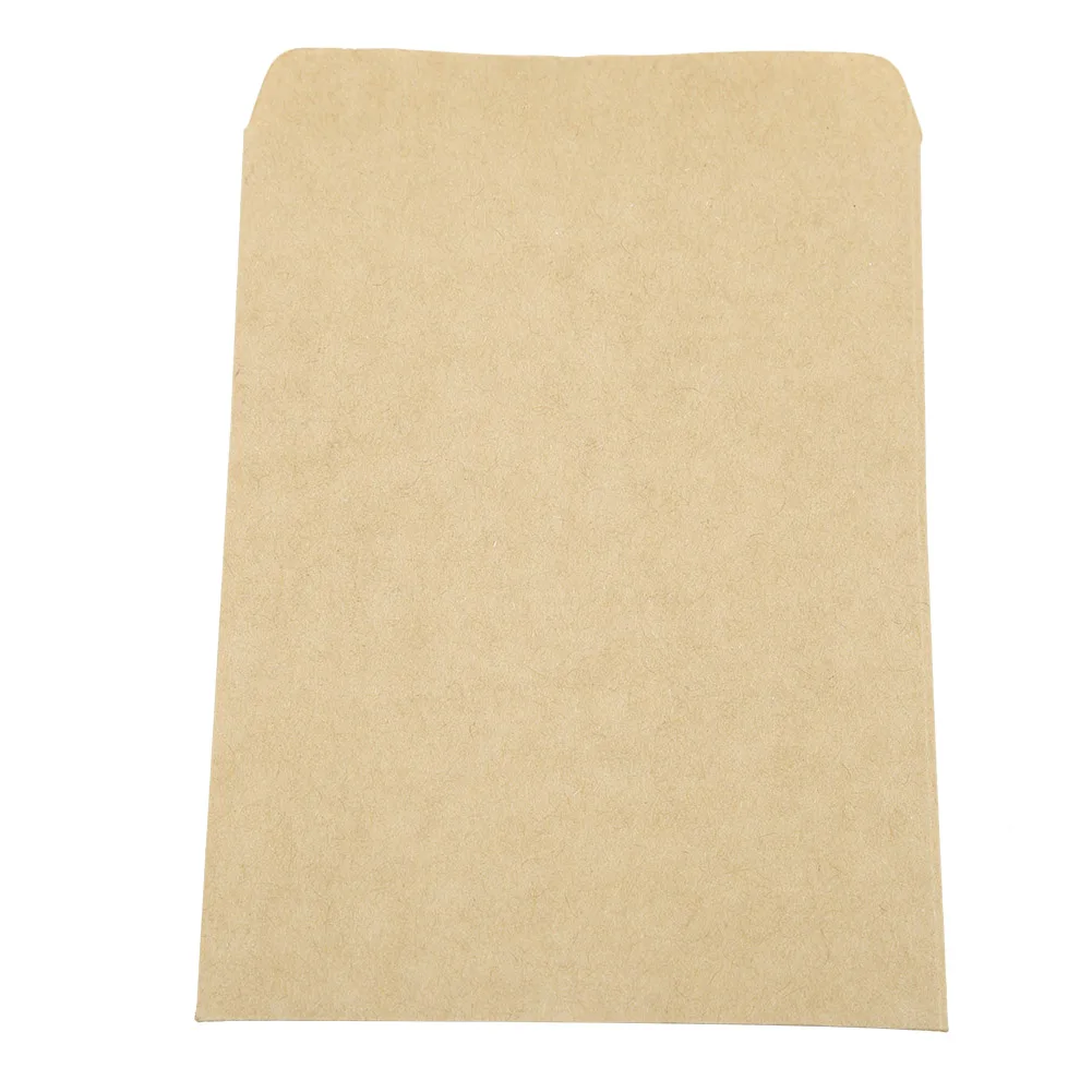 Nosii 100PCS/Set Kraft Paper Bags Corns Wheat Rice Seeds Packaging Storage Bag Envelop Style Good Sealing 9X13CM