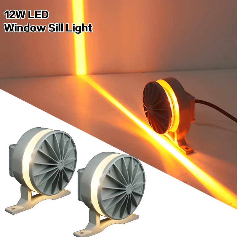 12W RGB LED Window Sill Light for Door Frame Wall KTV Hotel Bar Corridor Wireless LED Wall Lamps 360 Degree Waterproof IP67 led wall lamp wall light