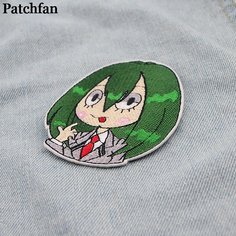 20 шт./партия, Patchfan, My hero Academy, нашивки из мультфильма, одежда с вышивкой, аксессуары для лоскутного шитья, значки,, A2336
