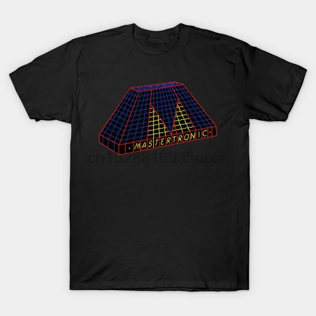 Men tshirt Retro Computer Games Mastertronic Logo Pixellated Computers T Shirt women T-Shirt tees top | Мужская одежда