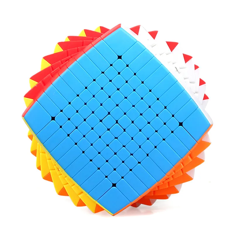 Высокое качество, ShengShou, 10x10x10, волшебный куб, 10х10, без наклеек, скоростная головоломка, рождественский подарок, идеи, детские игрушки для детей
