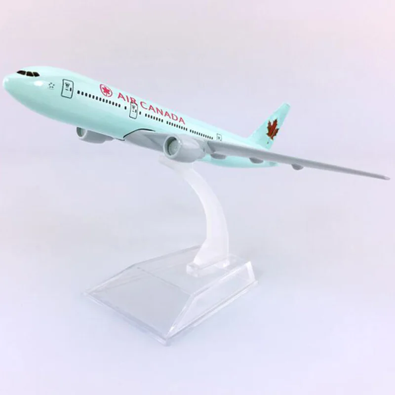 16 см scale1/400 BoeingB777-200 модель Air Канада самолет с базовым сплавом самолет коллекционный дисплей игрушка Коллекция моделей