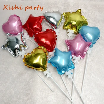 

10pcs Small Size 5inch Five-pointed Star Air Foil Balloons Wedding Baby Shower Birthday Party Decorations Supplies Kids Toys