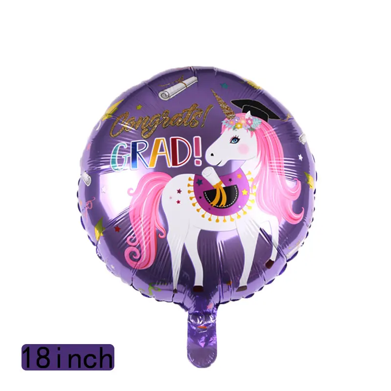 balloon Бумажный подарочный пакет с единорогом на день рождения, вечерние подарочные упаковочные бумажные пакеты с единорогом, коробка для конфет с попкорном для детского дня рождения - Цвет: balloon