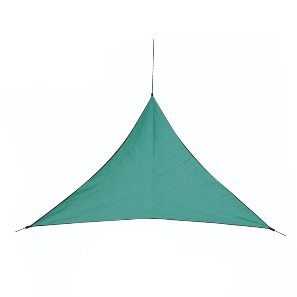 Outdoor Camping Shade Sunscreen Tent Waterproof Triangular UV Sunshine Shade Sail Combination Net Triangle Sunshine Garden Tent
