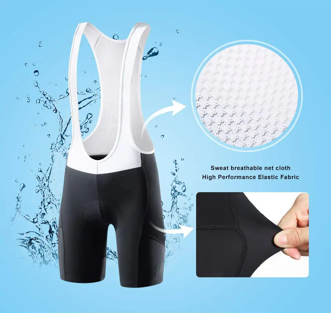 Men Cycling Bib Shorts Summer 4D Padded Cycling MTB Shorts Summer Road Bicycle Bottom Middle-distance Riding cycling bib shorts cycling shorts