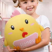 Large Capacity Money Box, Cute Chicken Piggy Bank, Vinyl Anti-drop Coin Safe, Home Decoration, Children's Gift 1