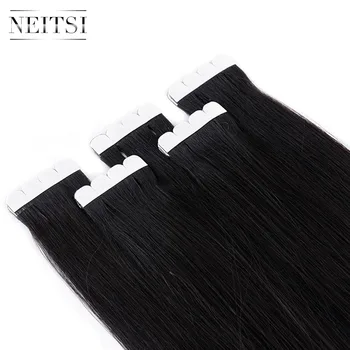 Neitsi Mini Tape In Non-Remy Human Hair Adhesive Extension 12 4