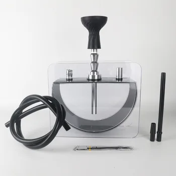 

Cheap Acrylic Arab Semicircular Hookah Shisha Cup Flavour Sheesha chicha Nargile for Outdoor Travel Gift Shisha Hookah Bowl Set