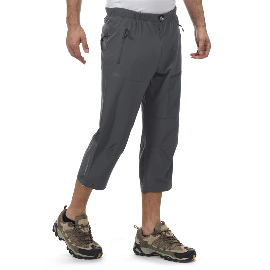 Little Donkey Andy Men's Lightweight Hiking Pants Quick Dry Cargo Joggers with Zipper Pockets 