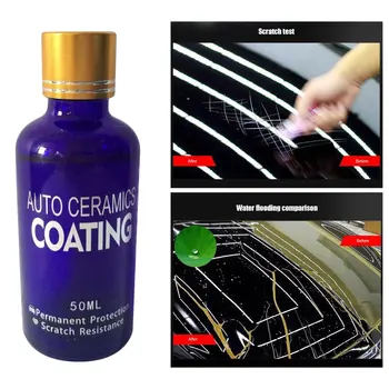 

30 ml 50 ML Mr. Fix Upgraded 9H Car Polish Liquid Ceramic Coat Super Hydrophobic Coating Crystal Set Auto Detailing Glasscoat