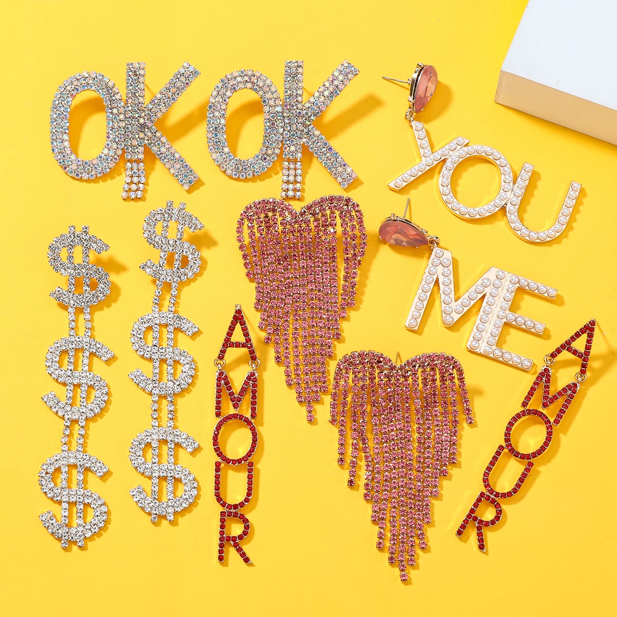 Серьги Модные ювелирные изделия 2020 Европа преувеличенный Творческий Английский