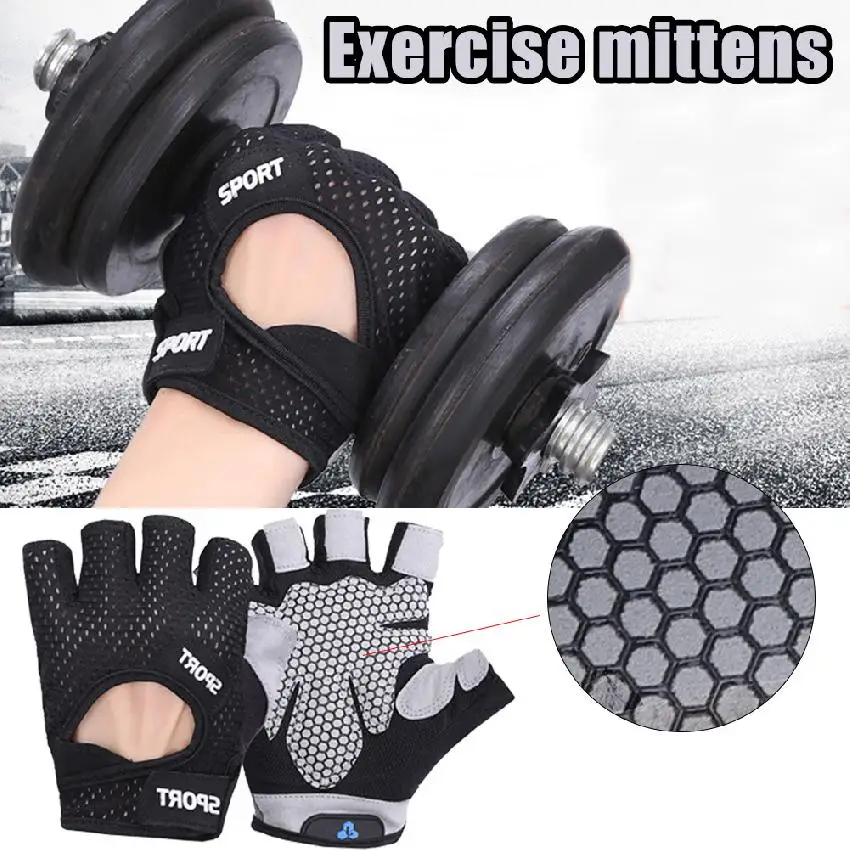 

Fitness Gloves Gym Weightlifting Gloves Fitness Exercise Workout Sport Exercise Gloves Men And Women M / L / Xl
