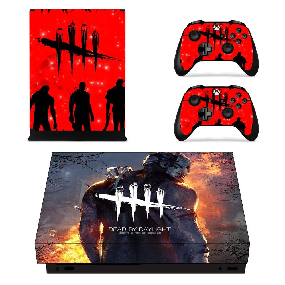 Dead by Daylight стикер s для Xbox One X наклейка на кожу наклейки Pegatinas Adesivo для Xbox one X консоли пульта дистанционного управления скины