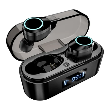 

TWS True Bluetooth Earphones Wireless Bluetooth 5.0 Earphones Stereo Sports Waterproof Earbuds Headsets